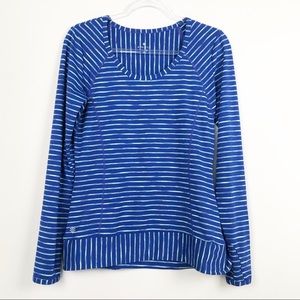 Athleta Space Dyed Blue Pop Women's Pullover